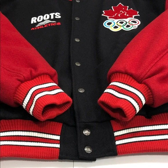 Vintage Roots 1998 Nagano Winter Olympics Team Canada Varsity Jacket – XL – Mint - Picture 14 of 16